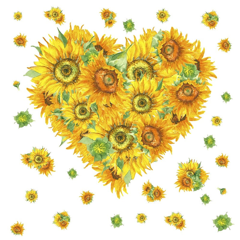 Bursting Sunflowers Pillow Panels - ineedfabric.com