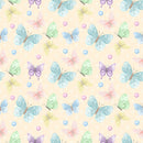 Butterflies & Rainbows Pattern 5 Fabric - ineedfabric.com