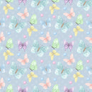 Butterflies & Rainbows Pattern 6 Fabric - ineedfabric.com