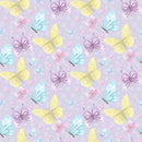 Butterflies & Rainbows Pattern 8 Fabric - ineedfabric.com