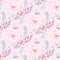 Butterfly Garden Fabric - Pink - ineedfabric.com