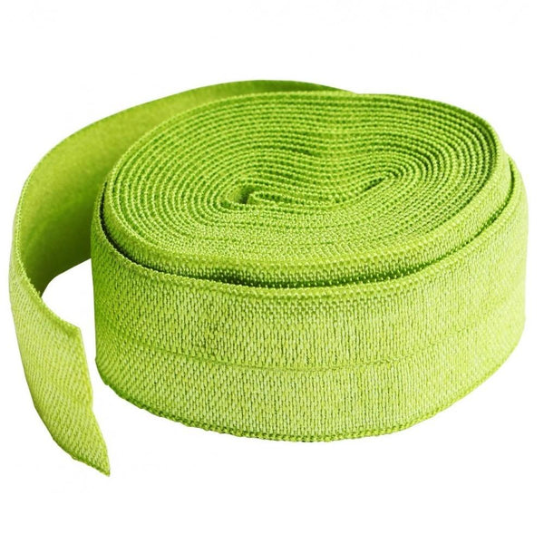 By Annie, Fold-over Elastic 3/4 inches x 2 yards - Apple Green - ineedfabric.com