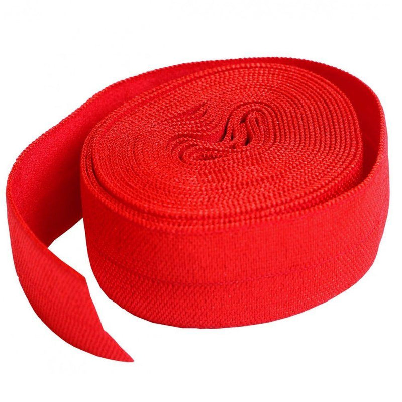 By Annie, Fold-over Elastic 3/4 inches x 2 yards - Atom Red - ineedfabric.com