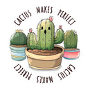 Cactus Makes Perfect Fabric Panel - ineedfabric.com