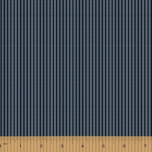 Camilla Striking Stripes Fabric - Navy - ineedfabric.com