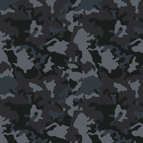 Black Grey Textured Camouflage Army Fabric by Timeless Treasures