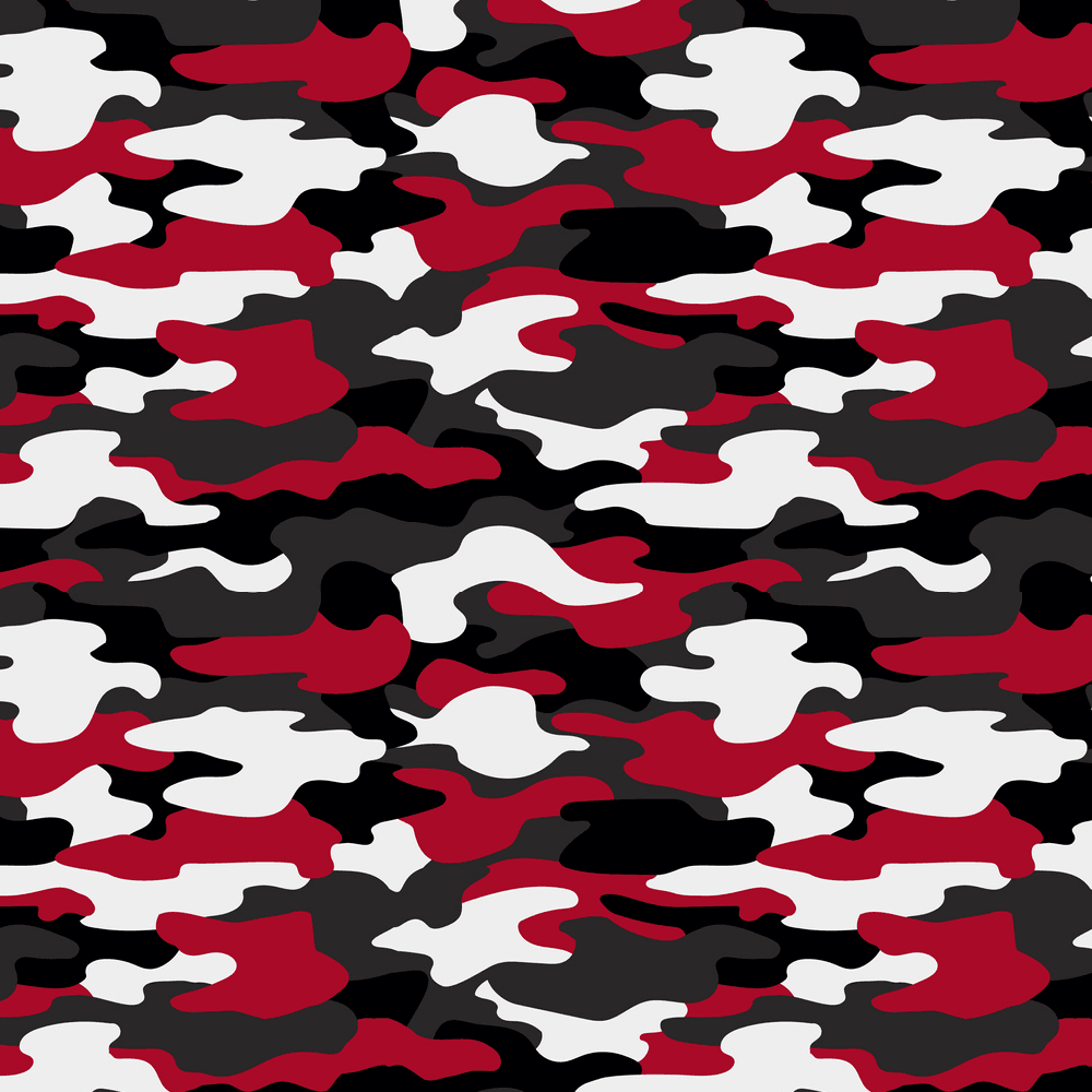 Når som helst Hurtig Rejse Camouflage Fabric - Red/Black – ineedfabric.com