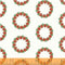 Candy Cane Lane Wreath Fabric - White - ineedfabric.com
