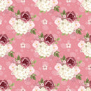 Canyon Rose Floral Fabric - Pink - ineedfabric.com