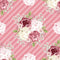 Canyon Rose Pink Diagonal Stripes Fabric - White - ineedfabric.com