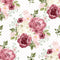 Canyon Rose Pink Dots Fabric - White - ineedfabric.com