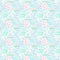 Carton Astronomy Drawings Fabric - Blue/Green - ineedfabric.com