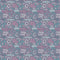 Carton Astronomy Drawings Fabric - Pink/Purple - ineedfabric.com