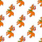 Cartoon Christmas Reindeer Fabric - ineedfabric.com