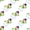 Cartoon Christmas Snowman Fabric - ineedfabric.com