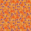 Cartoon Halloween Candy Fabric - ineedfabric.com