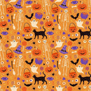 Cartoon Halloween Mix Fabric - ineedfabric.com