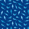 Cartoon Shark Fabric - Blue - ineedfabric.com