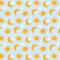 Cartoon Sun & Moon Fabric - ineedfabric.com