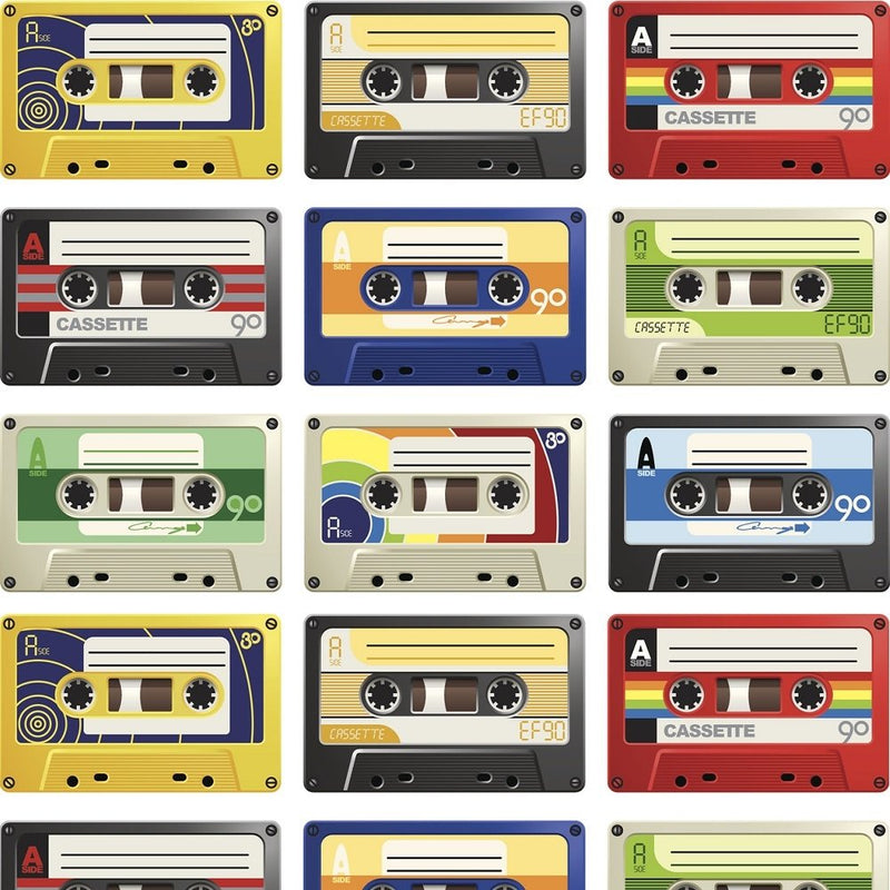 Cassette Tape Fabric - ineedfabric.com