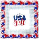 Celebrate USA Y'all Wall Hanging 42" x 42" - ineedfabric.com