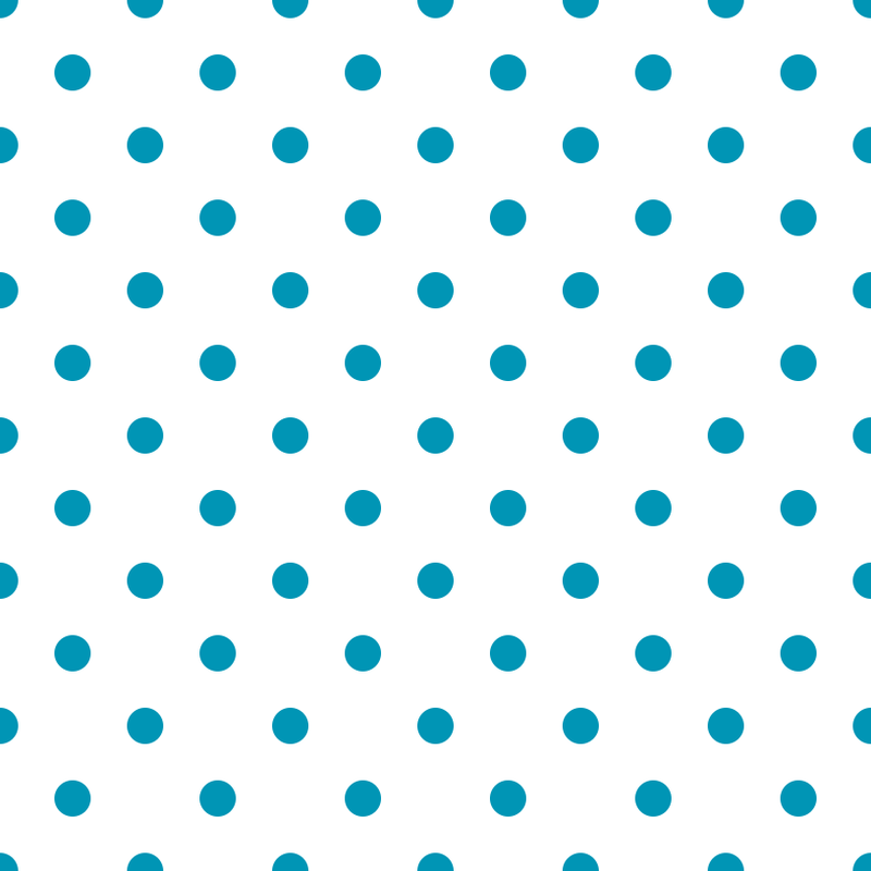 Cerulean Blue Dots Fabric - White - ineedfabric.com