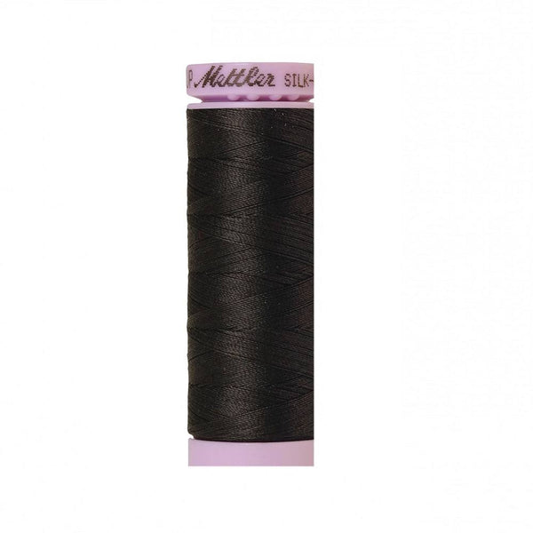 Charcoal Silk-Finish 50wt Solid Cotton Thread - 164yd - ineedfabric.com