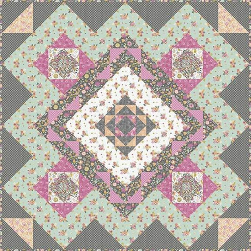 Charisma Horton Peony Show (Show &Tell) Quilt Pattern - ineedfabric.com