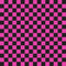 Checkered Basics Fabric - Bashful Pink on Black - ineedfabric.com