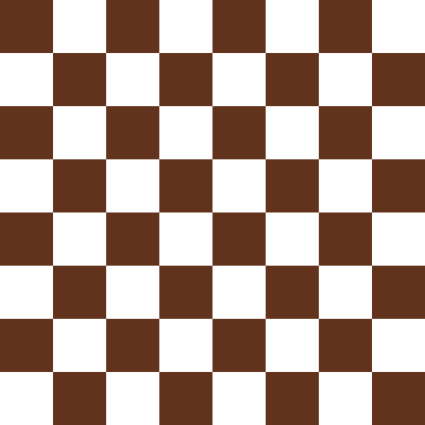 Checkered Basics Fabric - Chocolate - ineedfabric.com