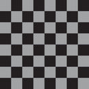 Checkered Basics Fabric - Dusty Gray on Black - ineedfabric.com