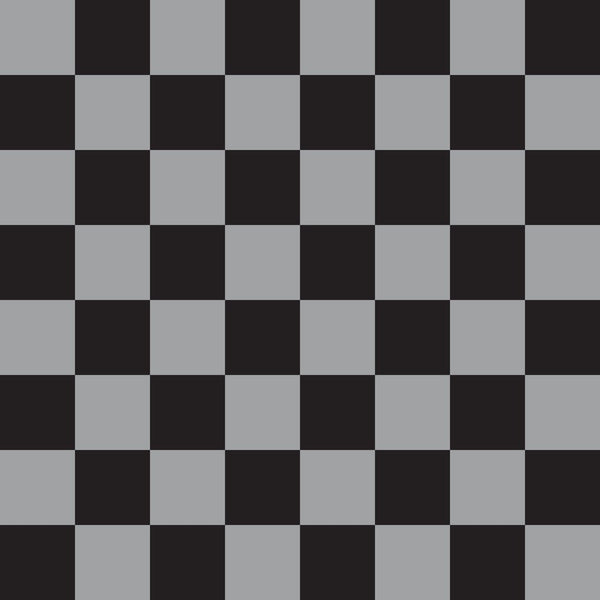 Checkered Basics Fabric - Dusty Gray on Black - ineedfabric.com