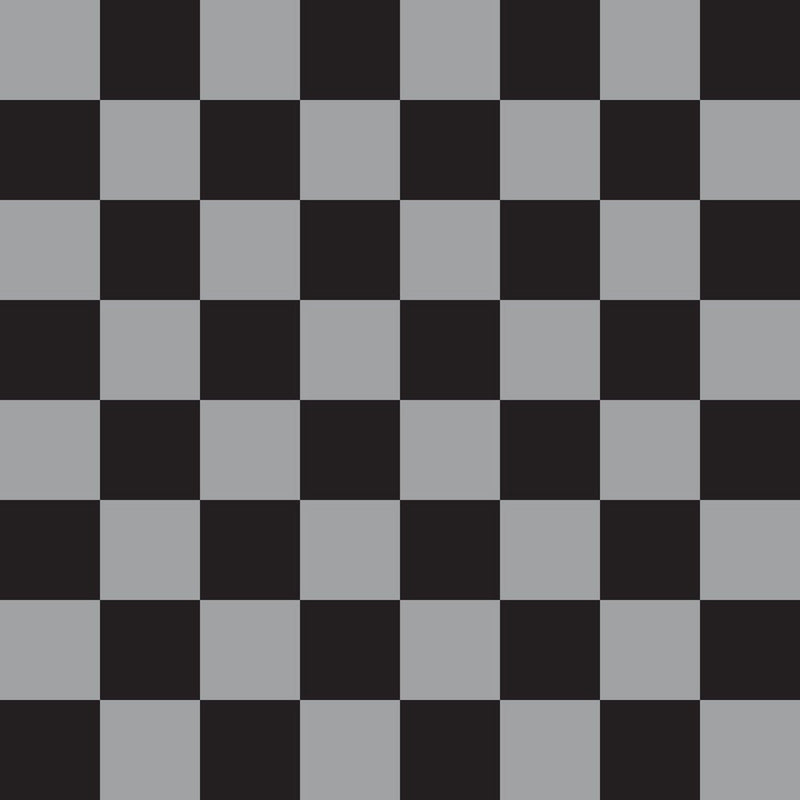 Checkered Basics Fabric - Dusty Gray on Black - ineedfabric.com