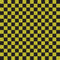 Checkered Basics Fabric - Gold on Black - ineedfabric.com