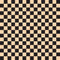 Checkered Basics Fabric - Pizazz Peach on Black - ineedfabric.com
