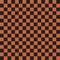 Checkered Basics Fabric - Sienna on Black - ineedfabric.com