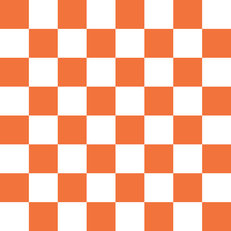 Checkered Basics Fabric - Soft Orange - ineedfabric.com