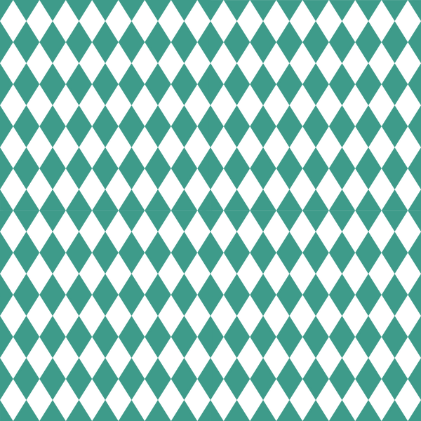 Checkered Diamond Pattern Basics Fabric - Atoll - ineedfabric.com