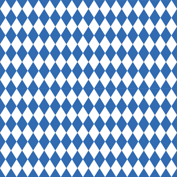 Checkered Diamond Pattern Basics Fabric - Blue - ineedfabric.com