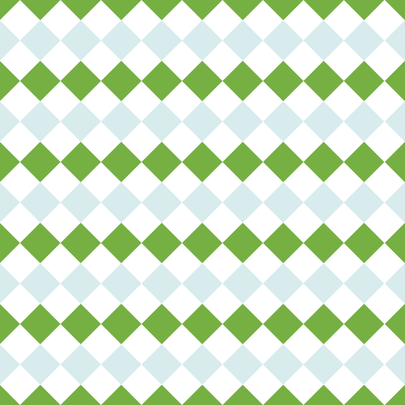 Checkered Diamond Pattern Basics Fabric - Boy - ineedfabric.com