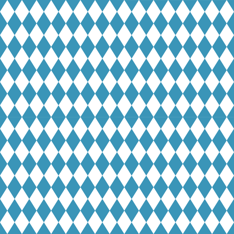 Checkered Diamond Pattern Basics Fabric - Cerulean Blue - ineedfabric.com