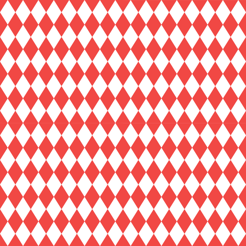 Checkered Diamond Pattern Basics Fabric - Cinnabar - ineedfabric.com