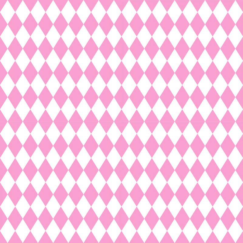 Checkered Diamond Pattern Basics Fabric - Cupid Pink - ineedfabric.com