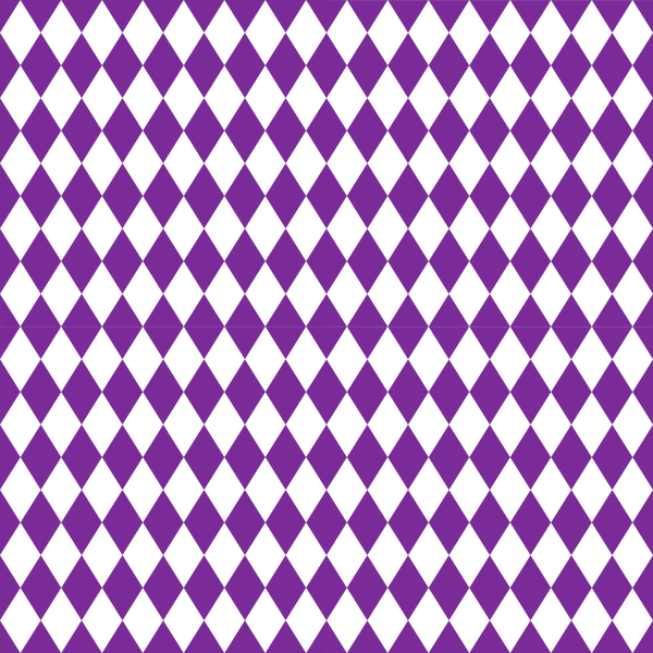 Checkered Diamond Pattern Basics Fabric - Grape - ineedfabric.com
