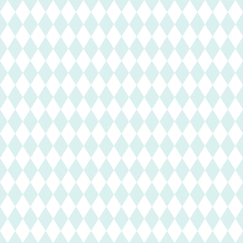 Checkered Diamond Pattern Basics Fabric - Iceberg - ineedfabric.com