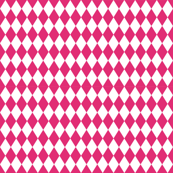 Checkered Diamond Pattern Basics Fabric - Pink Carmine - ineedfabric.com