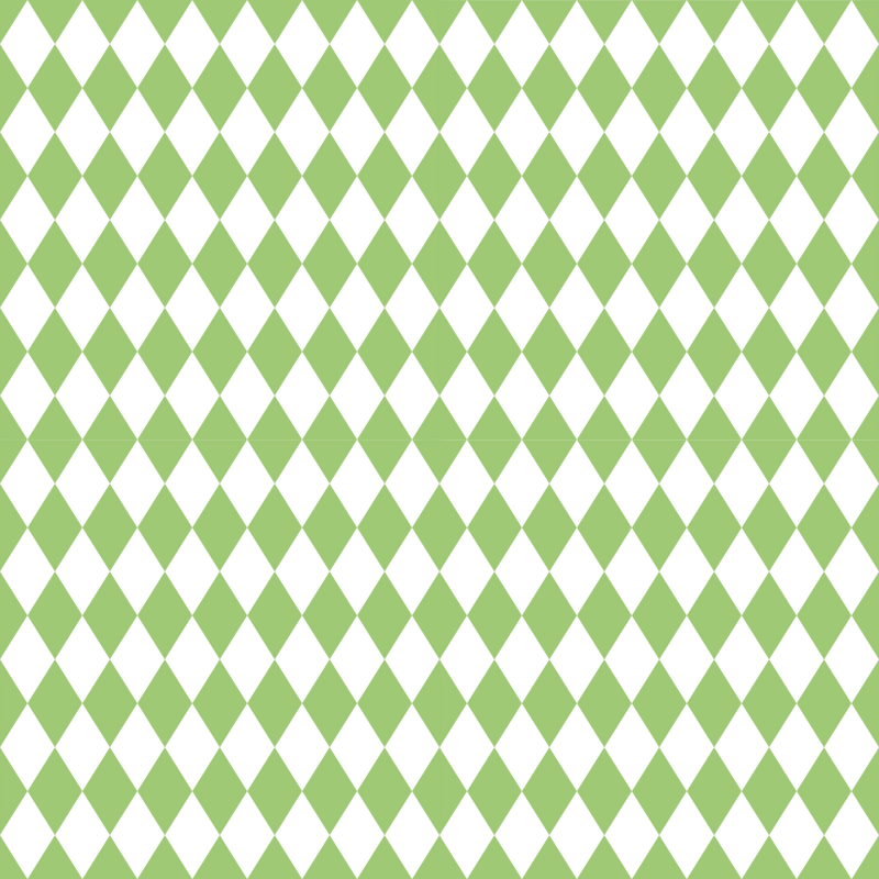 Checkered Diamond Pattern Basics Fabric - Pistachio Green - ineedfabric.com