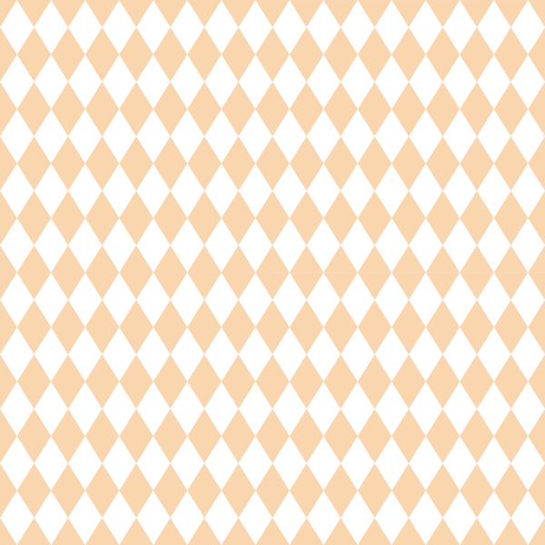 Checkered Diamond Pattern Basics Fabric - Pizazz Peach - ineedfabric.com