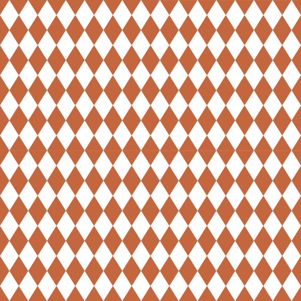 Checkered Diamond Pattern Basics Fabric - Sienna - ineedfabric.com