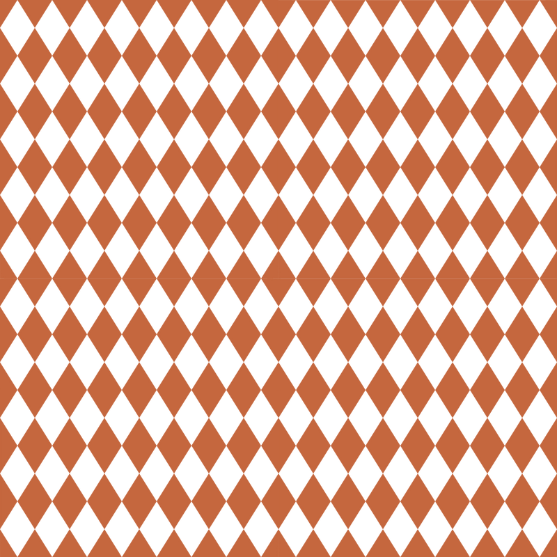 Checkered Diamond Pattern Basics Fabric - Sienna - ineedfabric.com